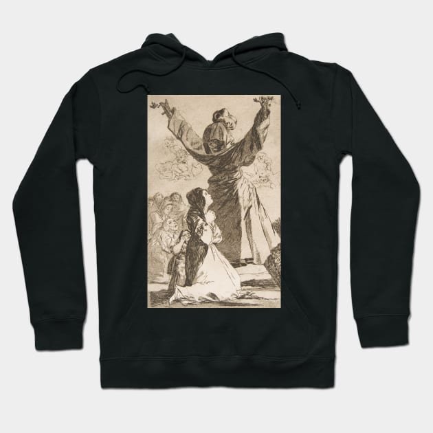 What a Tailor Can Do! by Francisco Goya Hoodie by Classic Art Stall